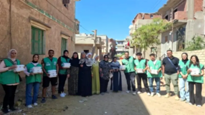 عضو التحالف الوطني ينفذ أنشطة غذائية وتوعوية بقرى زاوية غزال في البحيرة