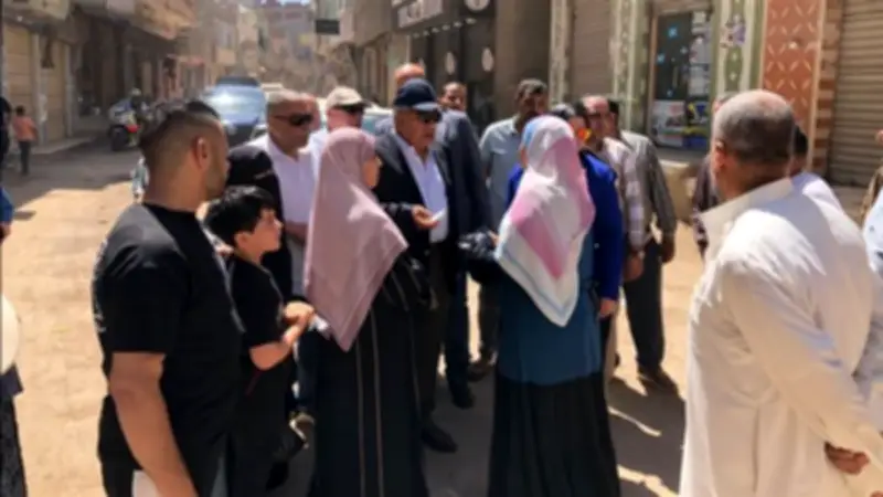 محافظ الدقهلية يتفقد قرية نشا ويوجه برصف شوارعها بالإنترلوك