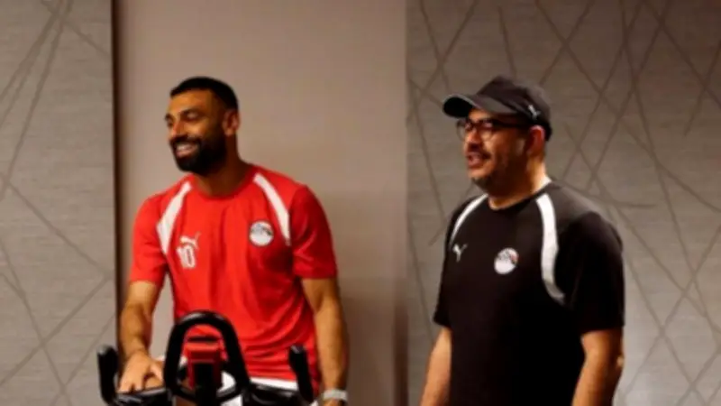 تدريبات استشفائية وبدنية للاعبي منتخب مصر بفندق الإقامة في أمريكا