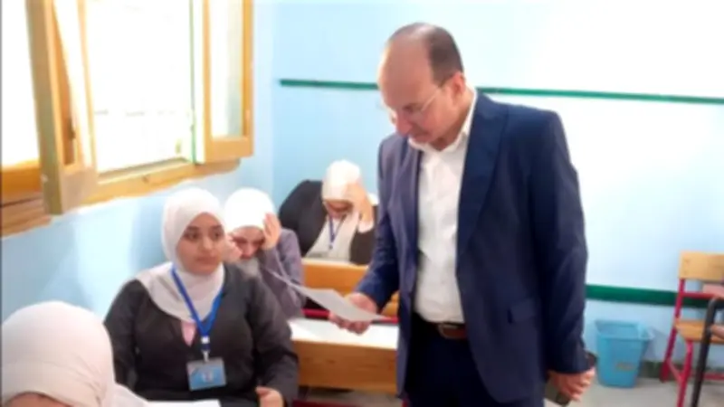 وكيل صحة الدقهلية يتفقد لجان امتحانات طلاب التمريض الفني