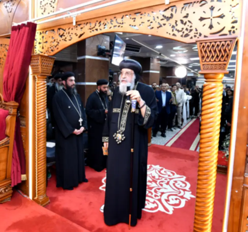 البابا تواضروس: السيسي بدأ بناء العاصمة الجديدة بالمسجد والكنيسة