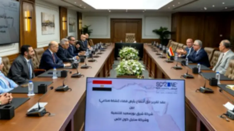 توقيع مشروع شركة ستيل كون للصناعات الإنشائية بشرق بورسعيد