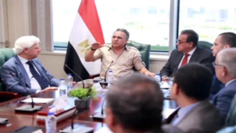 وزير الصحة يبحث مع مجموعة سان دوناتو الإيطالية تقدم مشروع مستشفى هليوبوليس الجديد