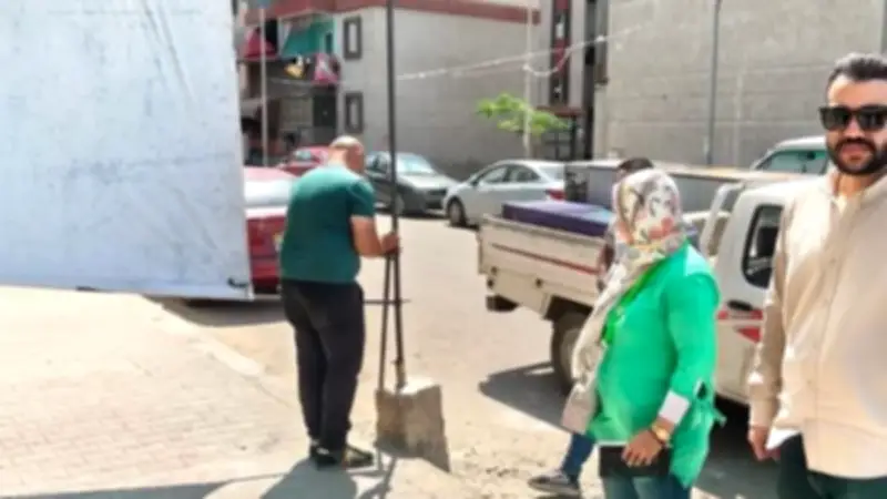 بورفؤاد تجمل مسطحاتها الخضراء وتضرب الإشغالات بحي الفيروز في حملة مكبرة