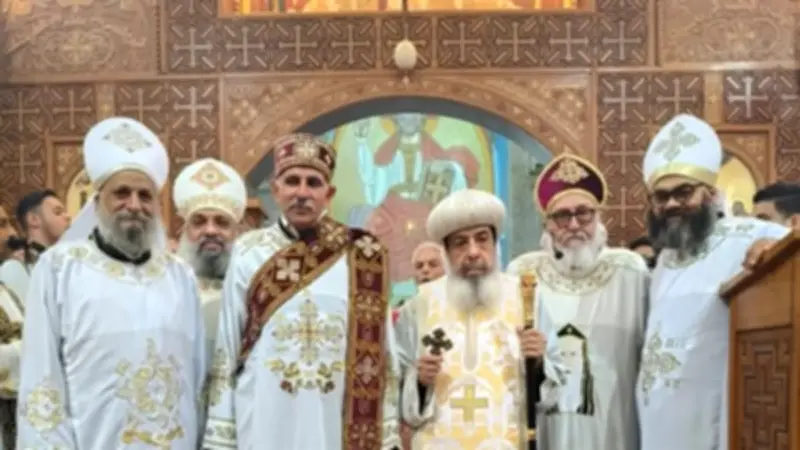 الأنبا دانيال يرسم دياكون جديداً للخدمة بإيبارشية المعادي