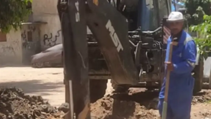 مياه القناة تحل مشكلة عمارات القنطرة غرب بإحلال وتجديد شامل