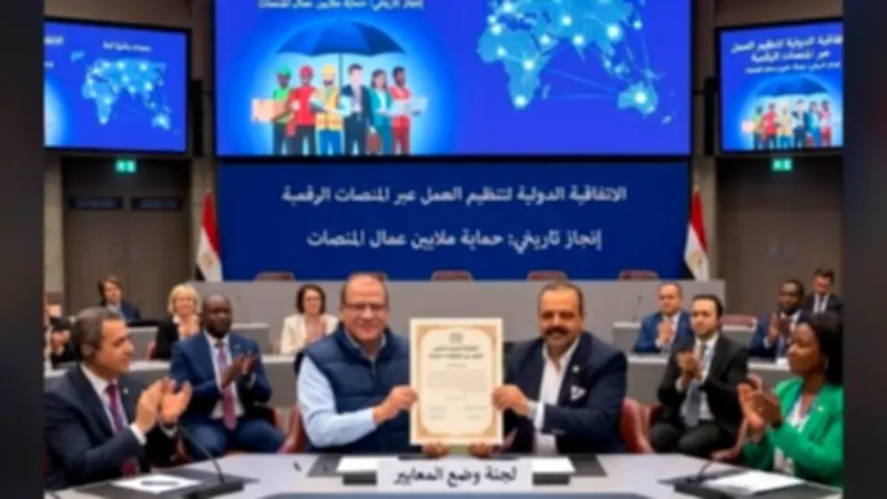 اتفاق دولي تاريخي لتنظيم العمل عبر المنصات الرقمية وحماية ملايين العاملين
