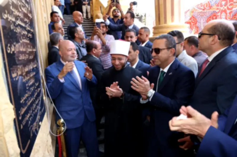 محافظ المنوفية ووزير الأوقاف يفتتحان المسجد القبلي بمنوف بعد التطوير