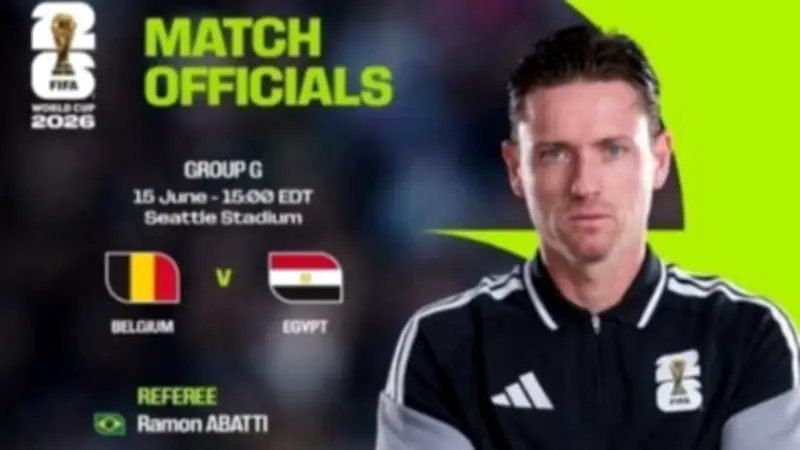 من هو الحكم البرازيلي رامون أباتي الذي سيدير مباراة مصر وبلجيكا في كأس العالم؟