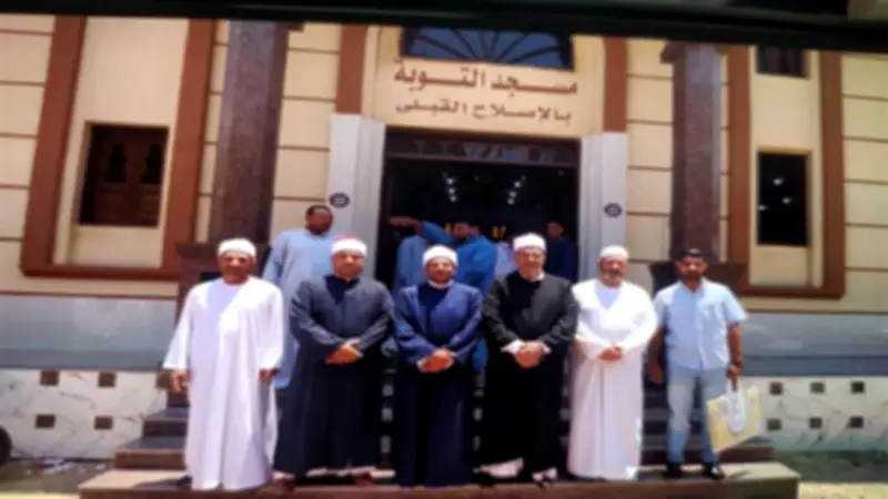 أوقاف كفر الشيخ تفتتح مسجد التوبة بفوه وتطلق قافلة دعوية ببلطيم