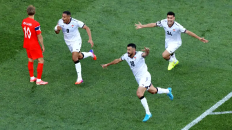 أيمن حسين يدخل تاريخ العراق بهدف رائع في مرمى النرويج بكأس العالم 2026