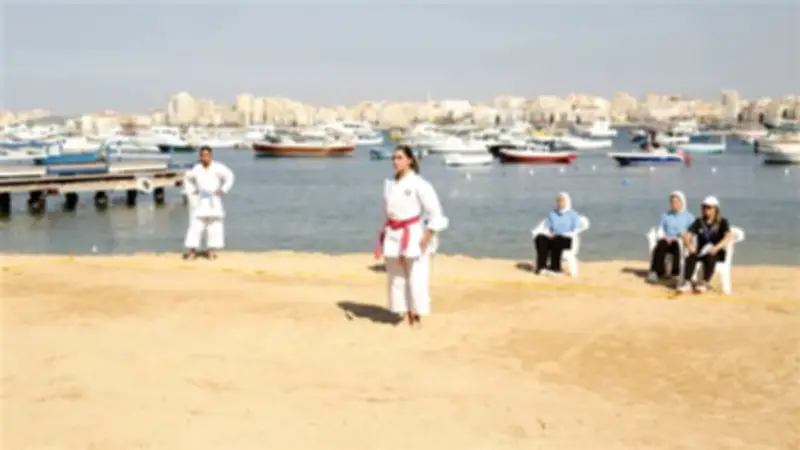 انطلاق منافسات الكاتا الشاطئية بالإسكندرية بحضور قيادات الكاراتيه واتحاد البحر الأبيض المتوسط
