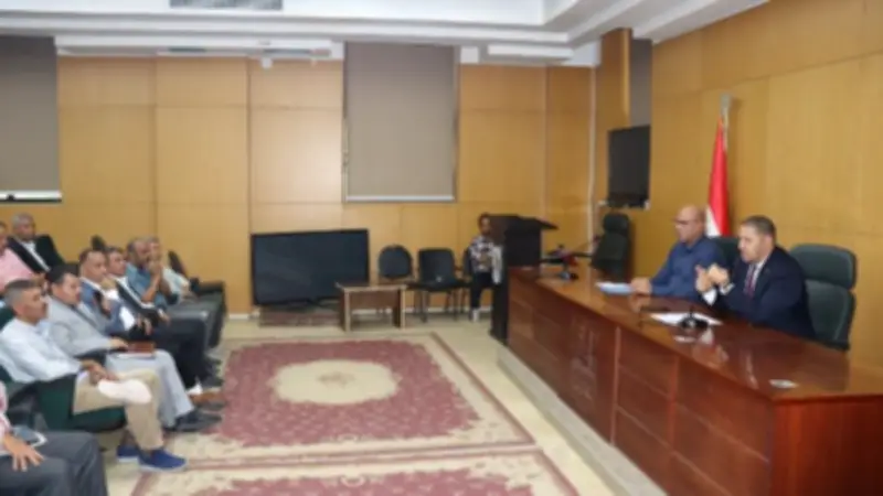 سكرتير عام بني سويف يؤكد أهمية تدقيق معاينات وإحداثيات أراضي التقنين