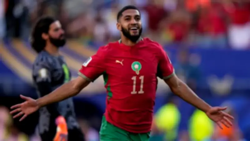 هدف رائع للصيباري يقود المغرب للتقدم على البرازيل في كأس العالم 2026