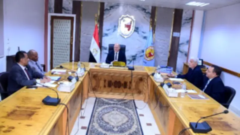 لجنة اختيار عميد زراعة سوهاج تجري مقابلات المرشحين للعمادة