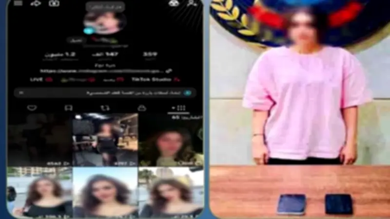 ضبط صانعة محتوى بتهمة بث فيديوهات خادشة للحياء في 6 أكتوبر