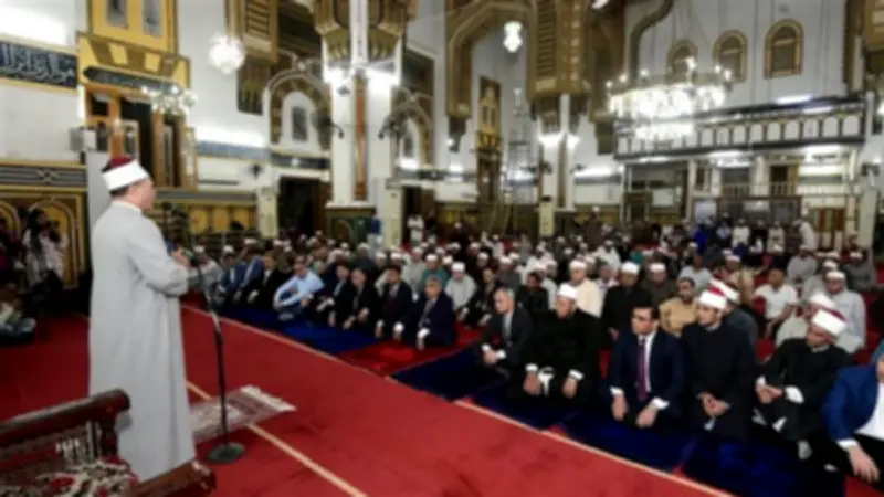 محافظ الدقهلية يشارك في احتفال الأوقاف برأس السنة الهجرية بمسجد النصر