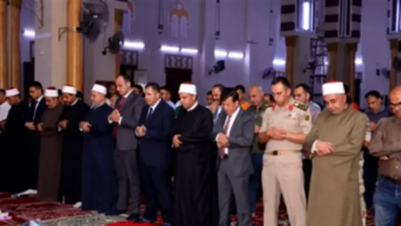 محافظ دمياط يشارك في احتفالية رأس السنة الهجرية بمسجد البحر