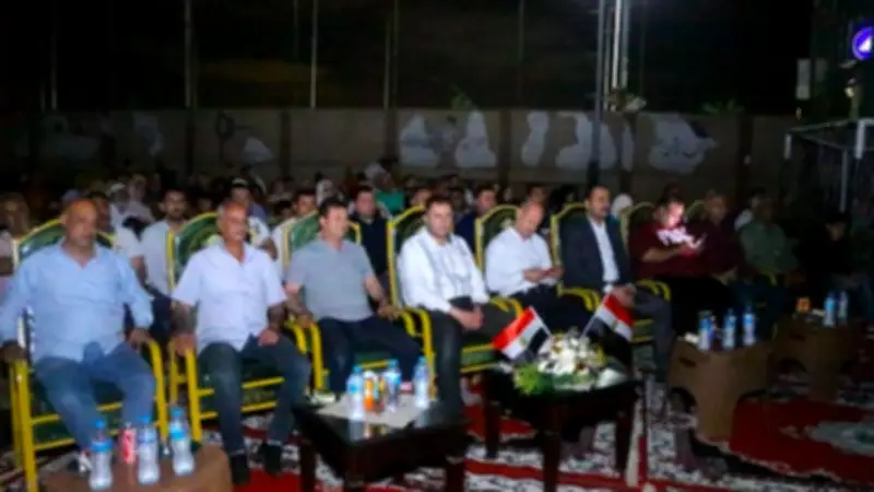 محافظ دمياط يتابع مباراة مصر وبلجيكا في كأس العالم وسط أجواء حماسية