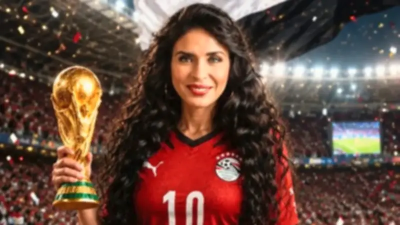 دينا تدعم لاعبي منتخب مصر قبل مواجهة بلجيكا بكأس العالم 2026