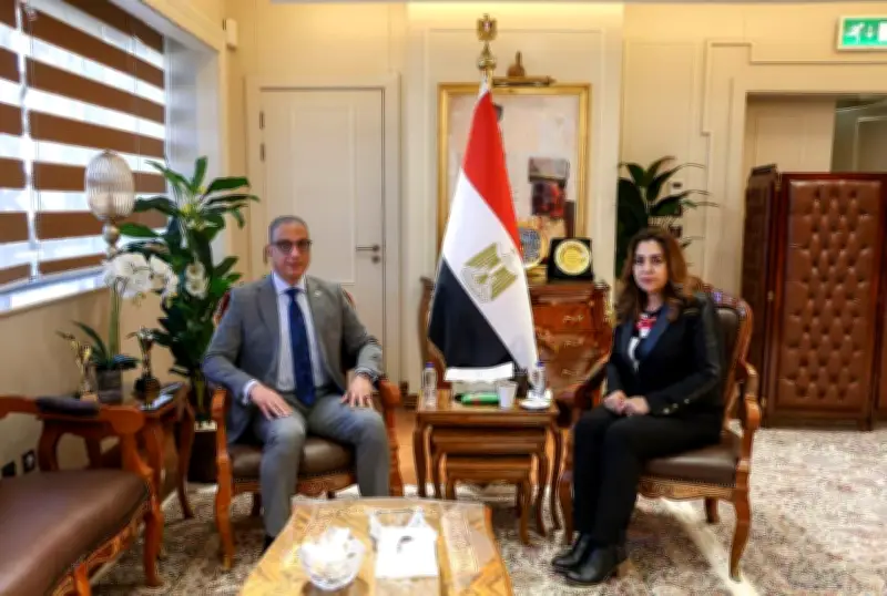 وزيرة التنمية المحلية تتابع مع محافظ الجيزة مشروعات حياة كريمة والمخلفات الصلبة