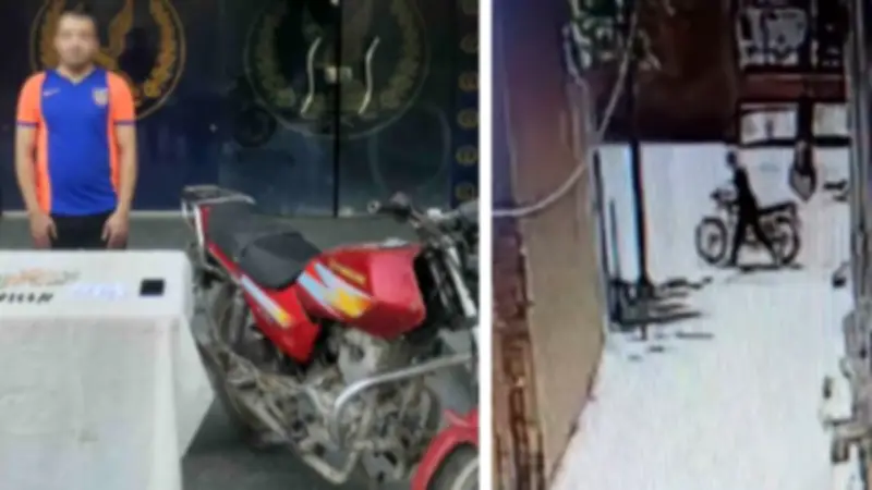 ضبط عاطل سرق دراجة نارية من أمام مسجد في القليوبية وبحوزته مخدرات