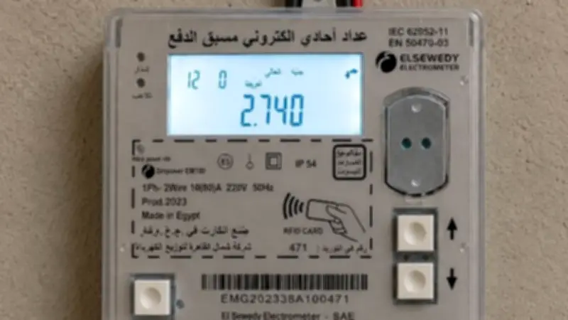 تحويل 25 ألف عداد كهرباء كودي إلى قانوني بنظام الشرائح في مصر
