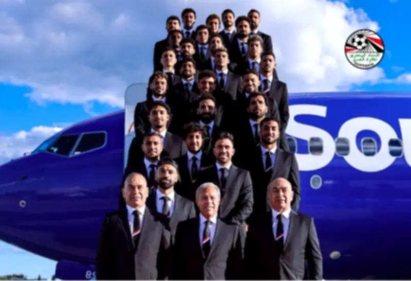 بعثة منتخب مصر تغادر إلى كندا استعداداً لمواجهة نيوزيلندا