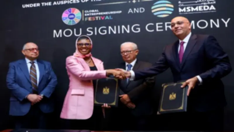 توقيع بروتوكول تعاون بين تنمية المشروعات والمهرجان العالمي لريادة الأعمال