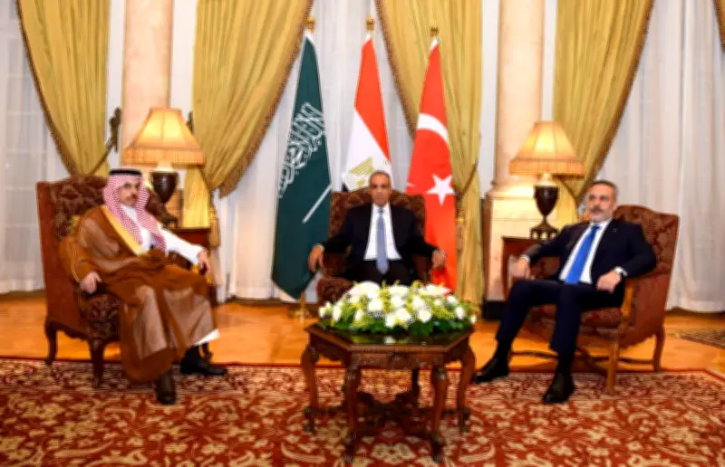 مباحثات مصرية تركية سعودية حول غزة وليبيا والسودان وإيران