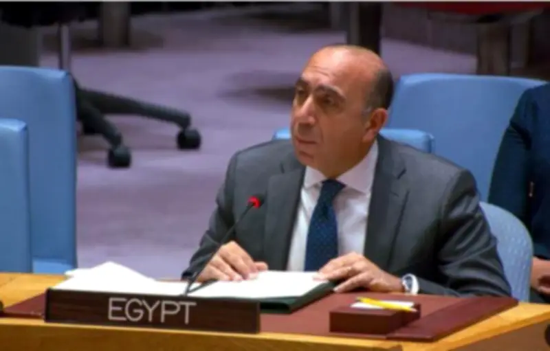 مندوب مصر بالأمم المتحدة: حريصون على خروج السودان من أزمته موحدًا