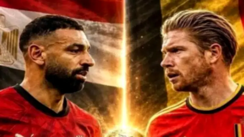 موعد مباراة مصر وبلجيكا في كأس العالم 2026 والقنوات الناقلة المجانية