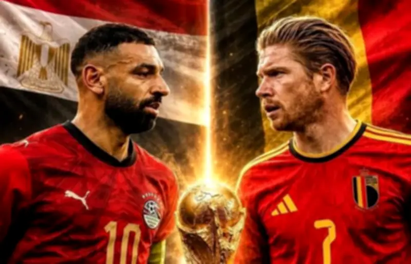 موعد مباراة مصر وبلجيكا في كأس العالم 2026 والتشكيل المتوقع