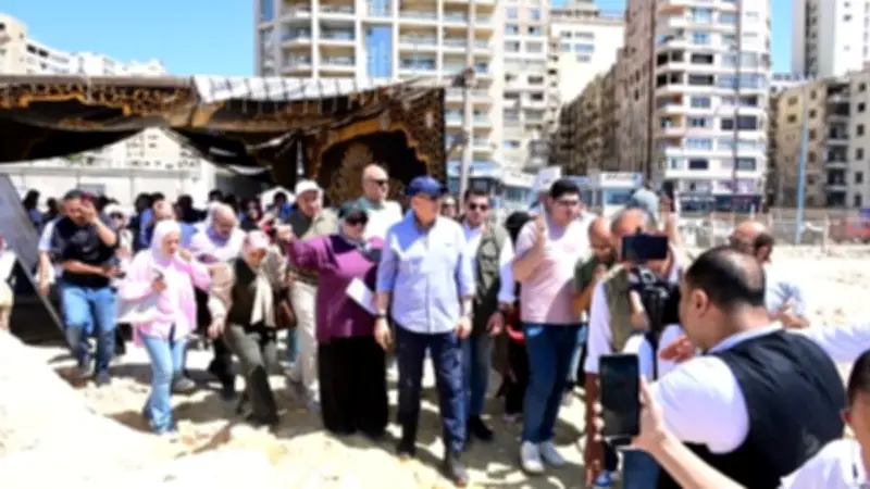 وزير الري يتفقد مشروع حماية شواطئ الإسكندرية من التغيرات المناخية