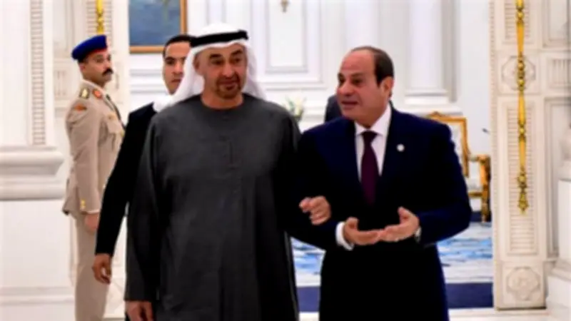 السيسي لبن زايد: موقفنا ثابت في دعم استقرار وسيادة الإمارات وأمن الخليج جزء من أمننا القومي