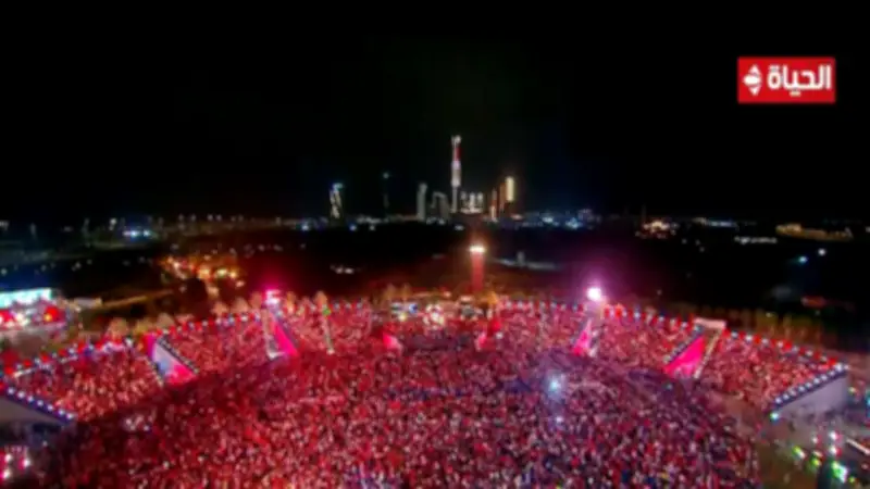 فرحة جماهيرية في العاصمة الإدارية بعد تعادل منتخب مصر مع بلجيكا في المونديال