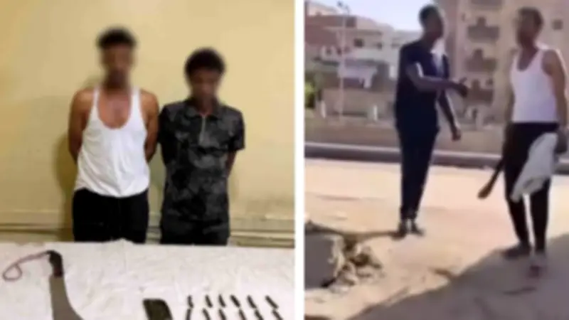 مشاجرة بسبب المخدرات بسلاح أبيض بين 3 أشخاص في أسوان