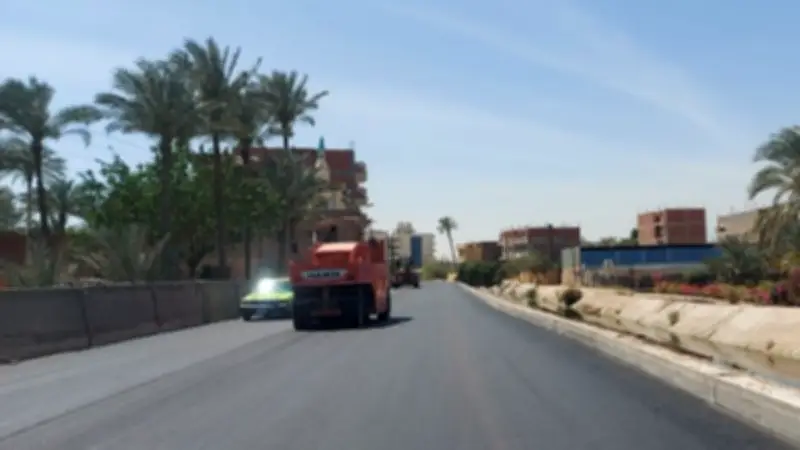 انتهاء مشروع رصف ورفع كفاءة طريق ترعة فهمي بالجيزة بطول 2.5 كم