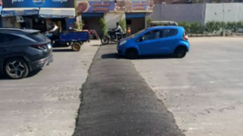 محافظة الجيزة تنشئ مطبات صناعية بمحور شريف إسماعيل وترفع كفاءة كوبري والي