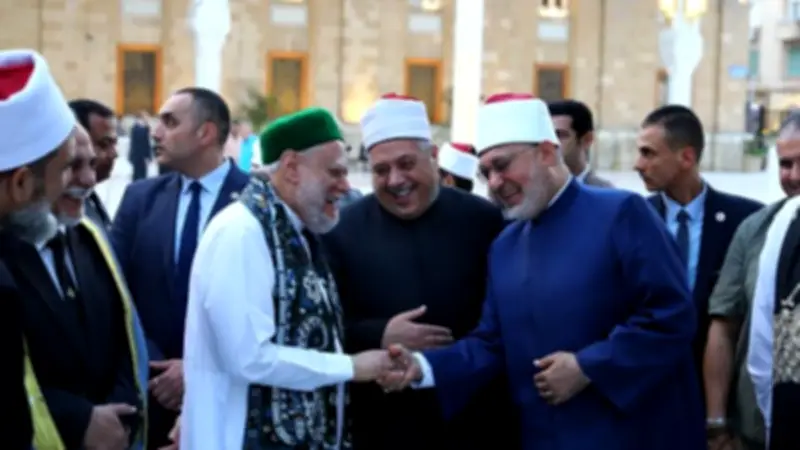 مفتي الجمهورية يشهد احتفال الطرق الصوفية بالعام الهجري الجديد في مسجد الحسين