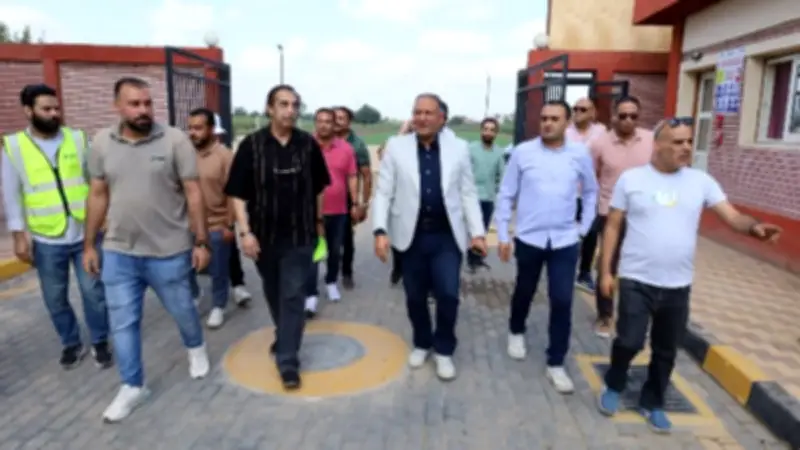 رئيس مياه الغربية يتفقد اللمسات الأخيرة بمحطة معالجة كفر الساحل بطاقة 7500 م³