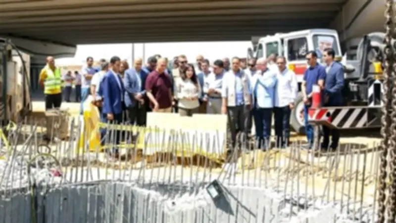 وزيرة الإسكان تتفقد مشروع ربط خطوط صرف القاهرة الجديدة بمحطة الجبل الأصفر