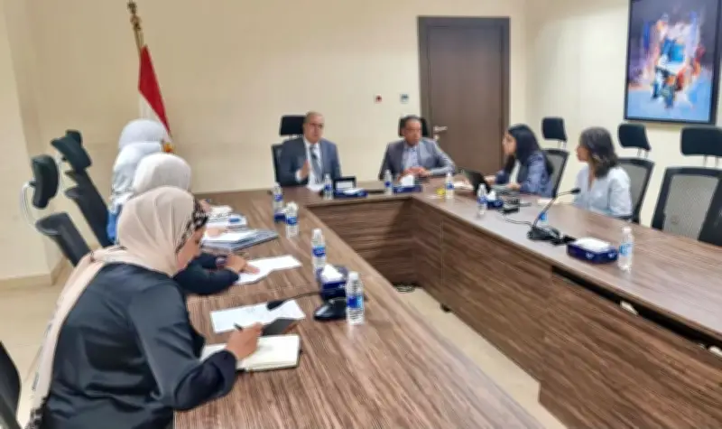 مسؤولو الإسكان يبحثون ملفات العمل المشترك مع مكتب برنامج الهابيتات في مصر