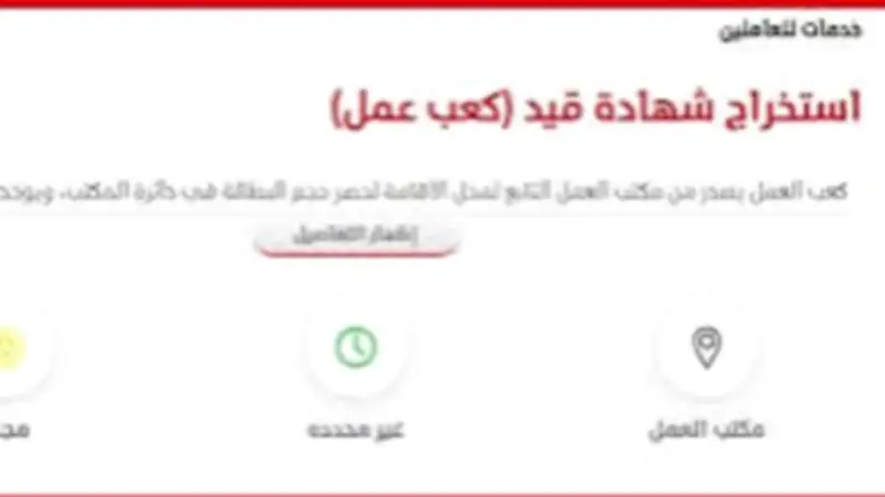 طريقة استخراج كعب العمل أونلاين عبر منصة مصر الرقمية في 24 ساعة