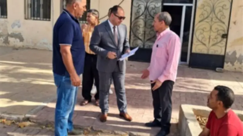 جولة تفقدية لمدير عمل الوادي الجديد لمتابعة مكاتب العمل والتدريب المهني