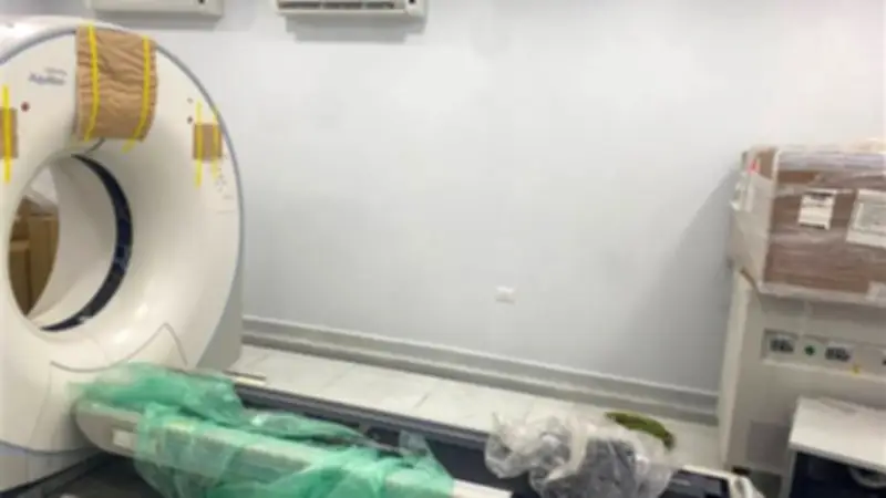 تركيب أحدث جهاز أشعة مقطعية بمستشفى الفرافرة المركزي بالوادي الجديد
