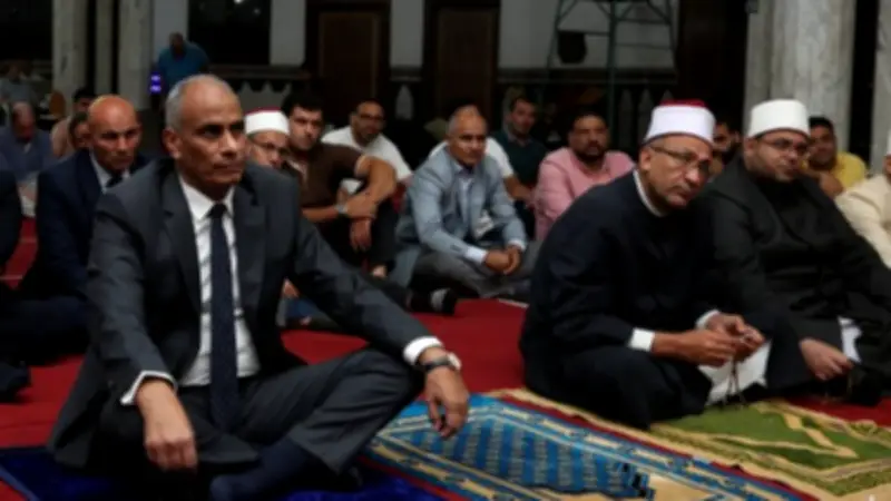 محافظ كفر الشيخ يحتفل بالعام الهجري الجديد 1448 هـ بمسجد الفتح