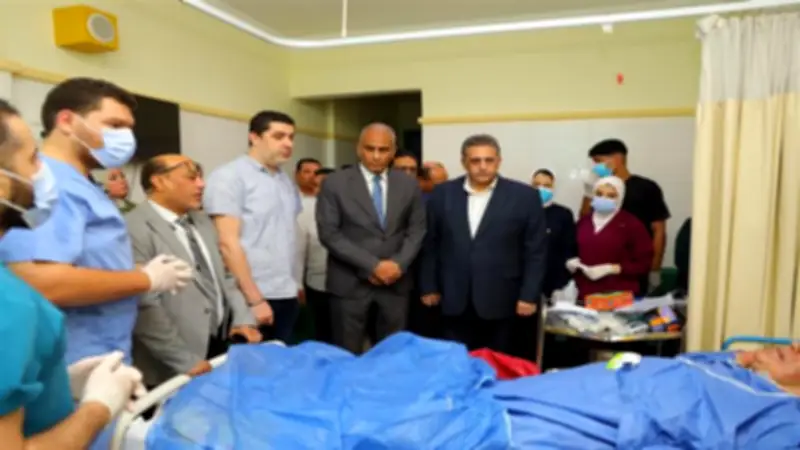محافظ كفرالشيخ يوجه بتوفير الرعاية الطبية لرئيسة قرية مصابة