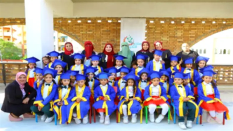 عضو التحالف الوطني يحتفل بتخرج أول دفعة KG2 بمركز تنمية الأسرة بدمسنا