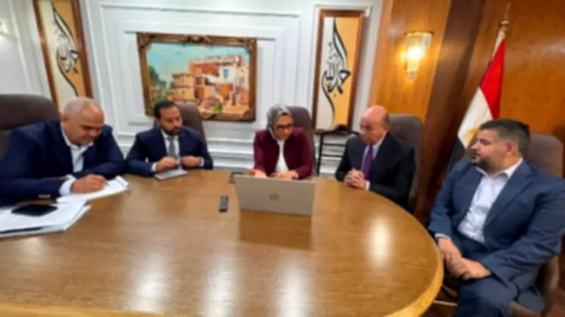 محافظ الوادي الجديد تبحث التعاون مع شركة مغربي الزراعية MAFA
